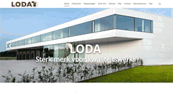 Desktop Screenshot of loda.be